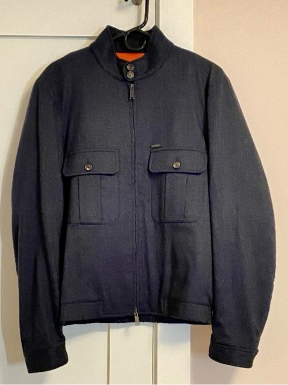 DSQUARED2 Men’s Navy Blue Zip-Up Jacket